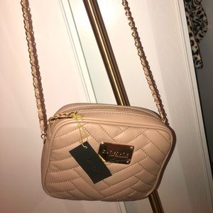 BEBE tan purse